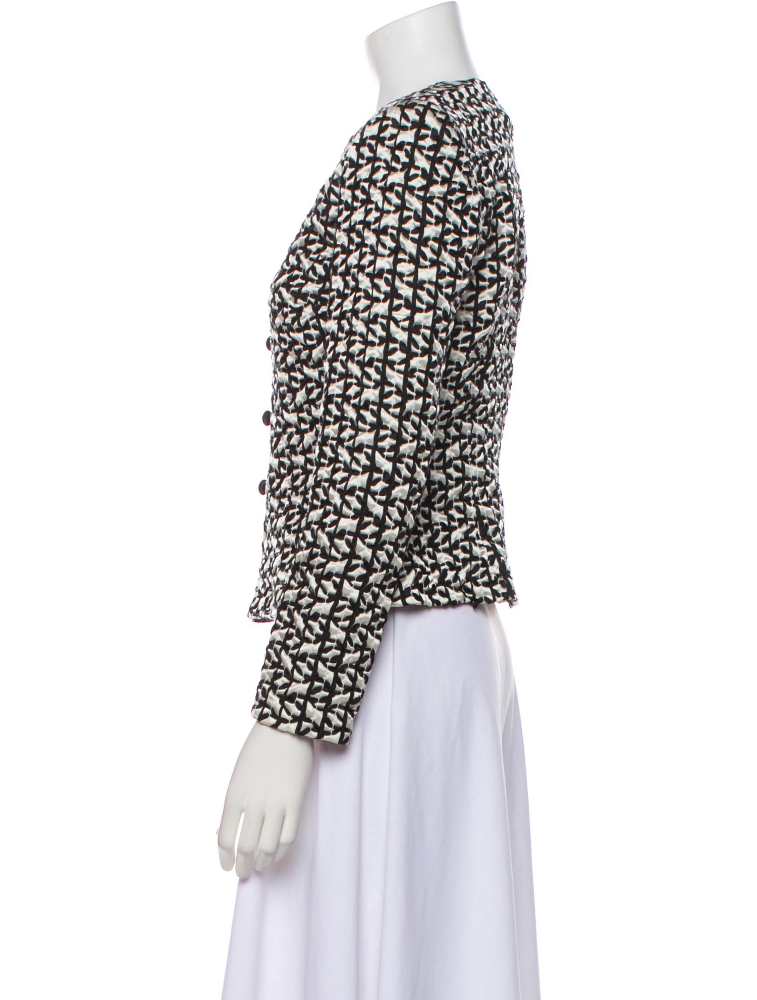 Vintage - Unbranded Vintage Printed Evening Jacket