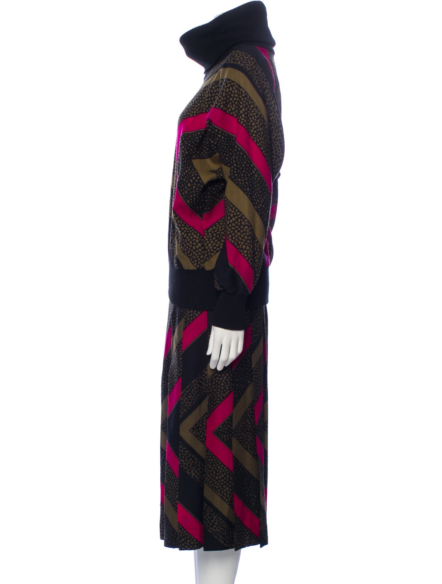 Vintage - Unbranded Vintage Late 1970's - Early 1980's Skirt Set