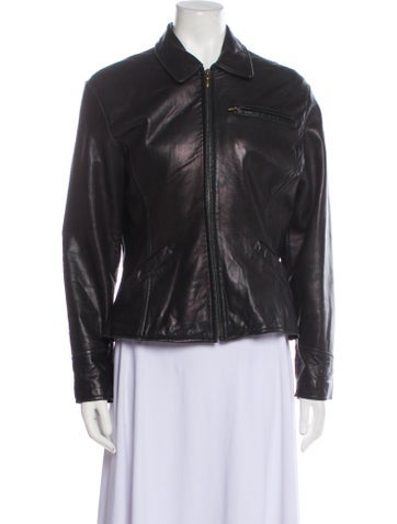 Vintage - Unbranded Jackets Leather Biker Jacket M