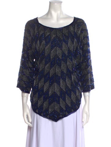 Vintage - Unbranded Tops Silk Blouse L