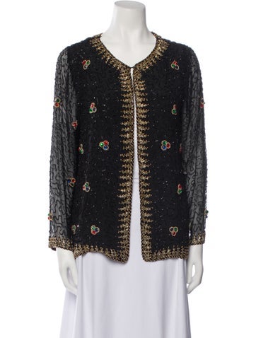 Vintage - Unbranded Knitwear V-Neck Sweater L