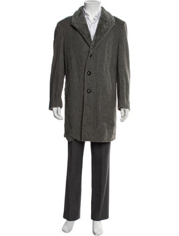 Vintage - Unbranded Outerwear Printed Overcoat M