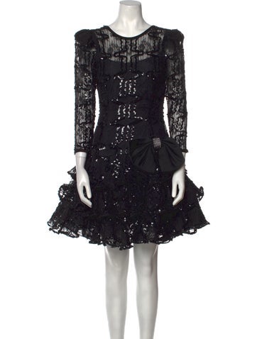 Vintage - Unbranded Dresses Crew Neck Mini Dress XS