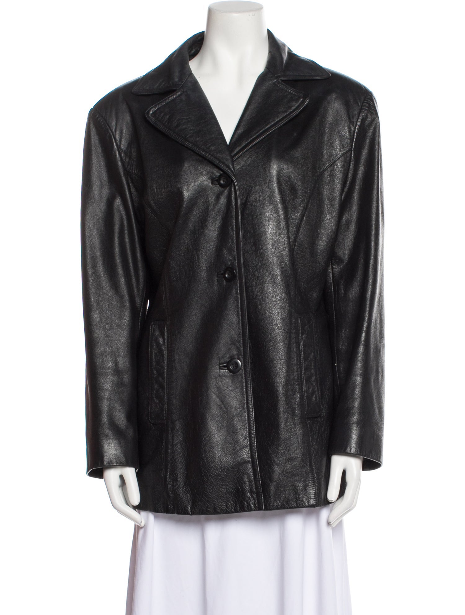 Vintage - Unbranded Vintage Leather Evening Jacket