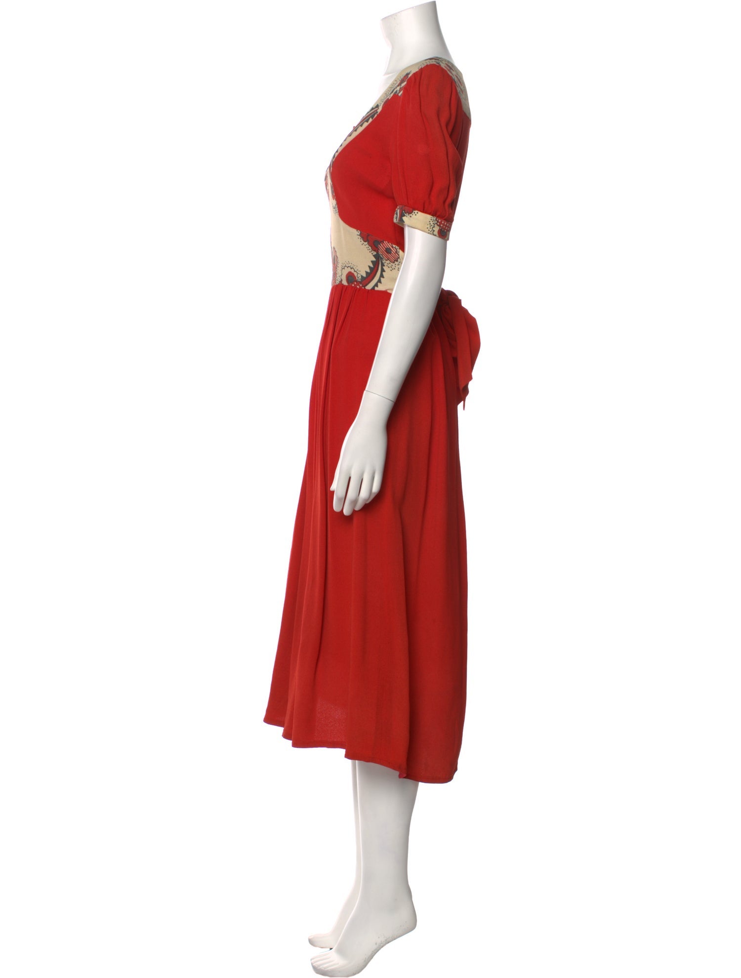 Ossie Clark Vintage Midi Length Dress