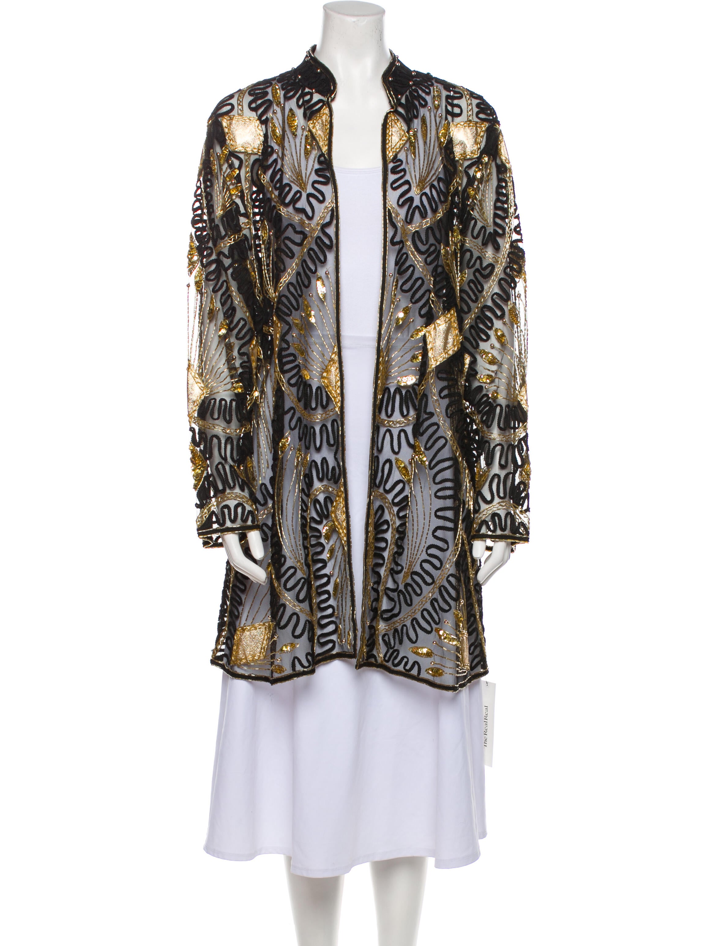 Vintage - Unbranded Vintage Lace Pattern Coat