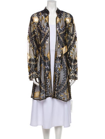 Vintage - Unbranded Coats Lace Pattern Coat L