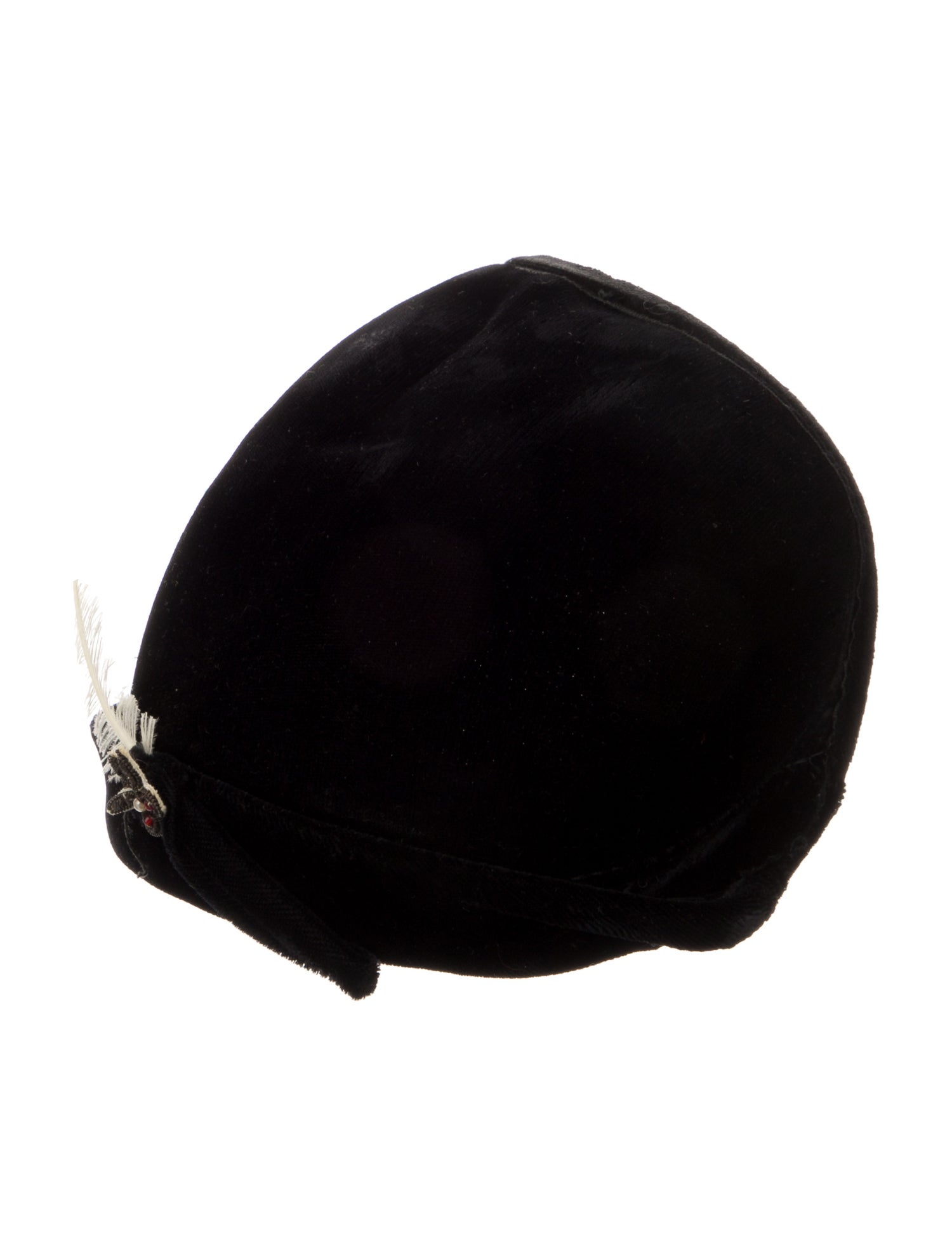Vintage - Unbranded Velvet Half-Hat