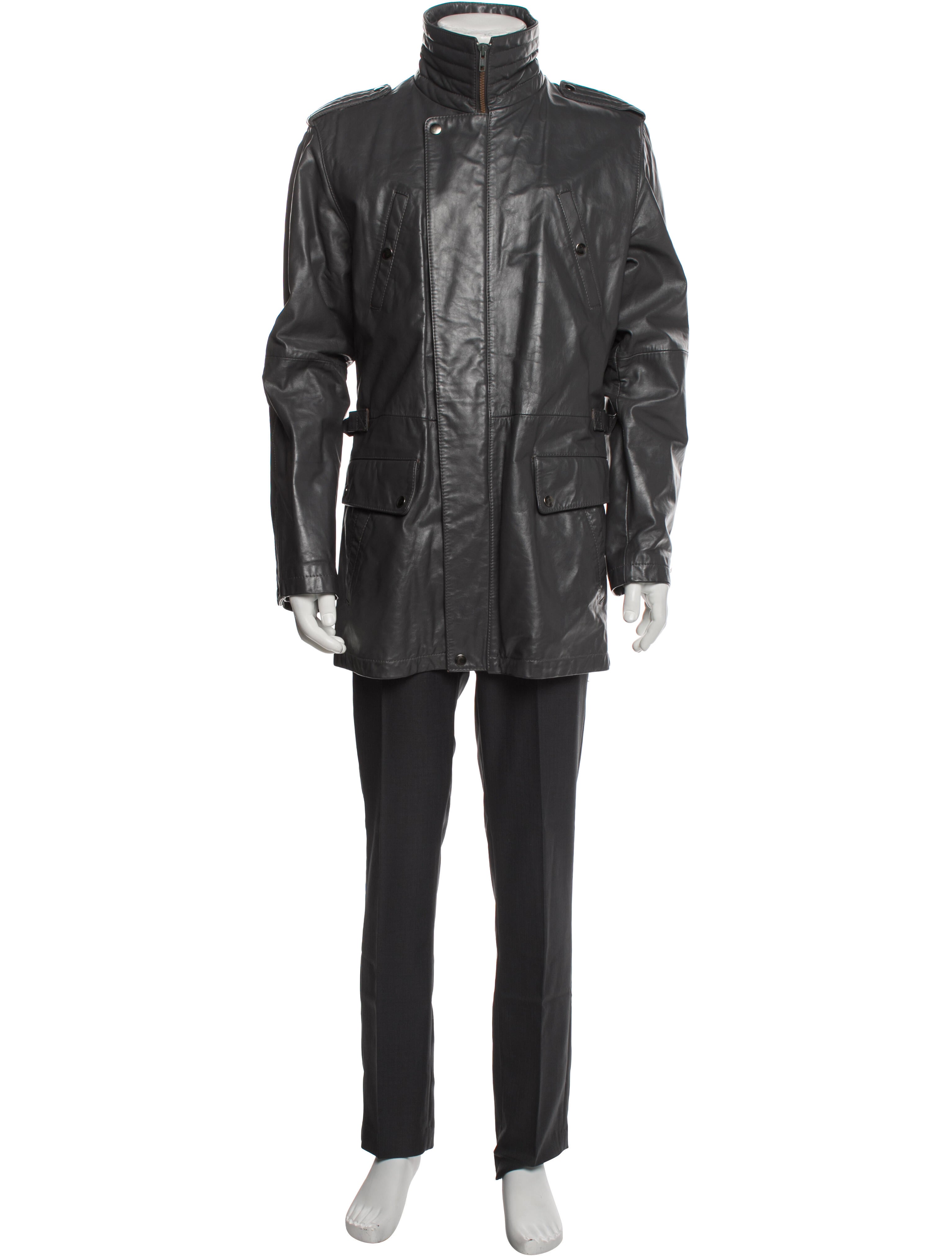 Vintage - Unbranded Vintage Leather Parka