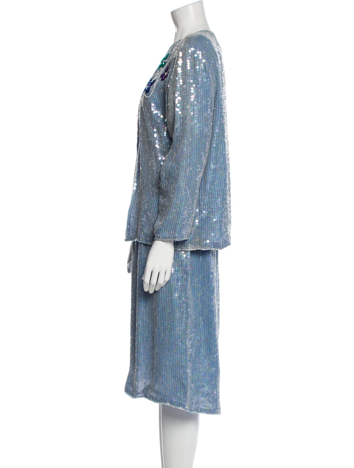 Vintage - Unbranded Vintage Silk Skirt Set