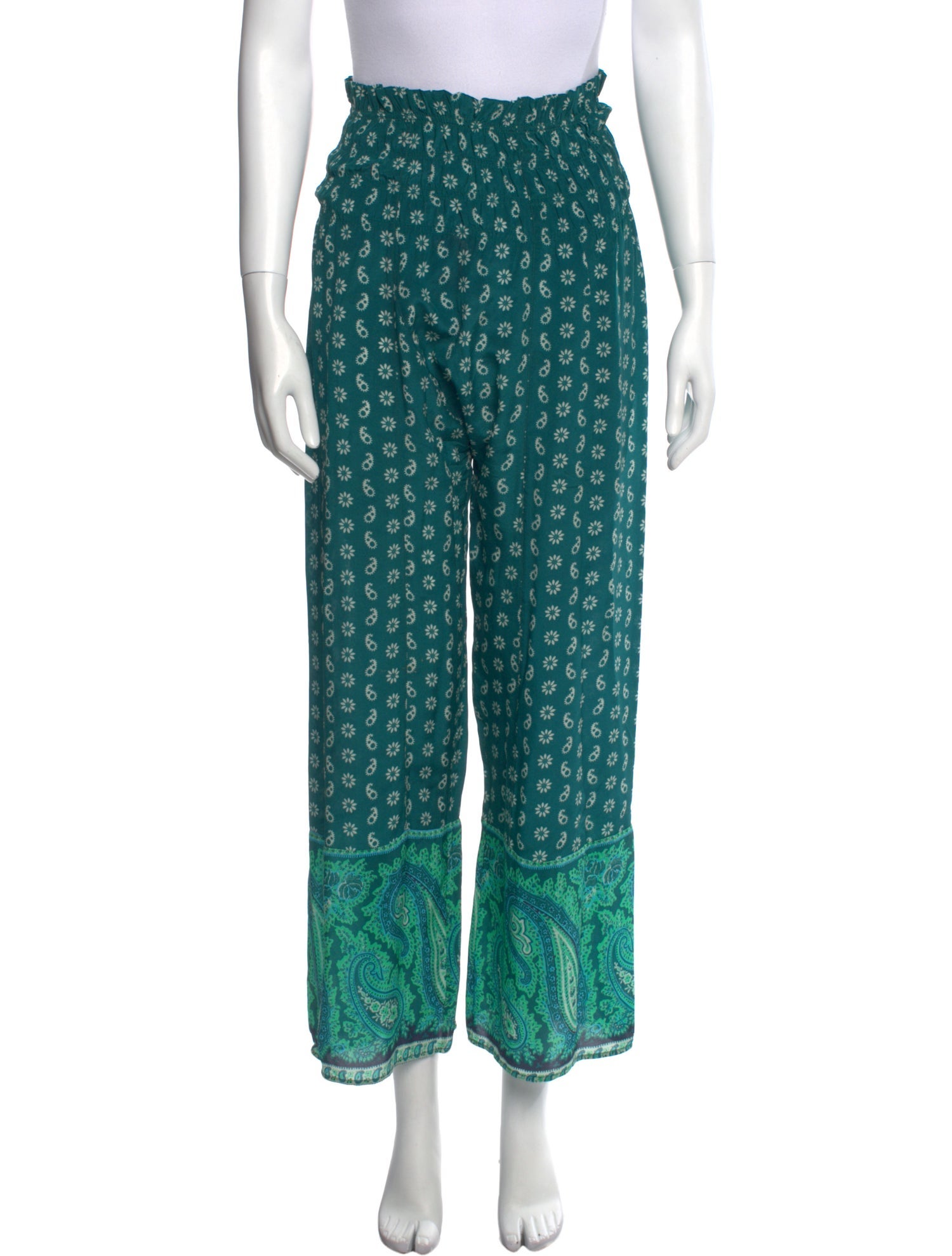 Vintage - Unbranded Silk Wide Leg Pants