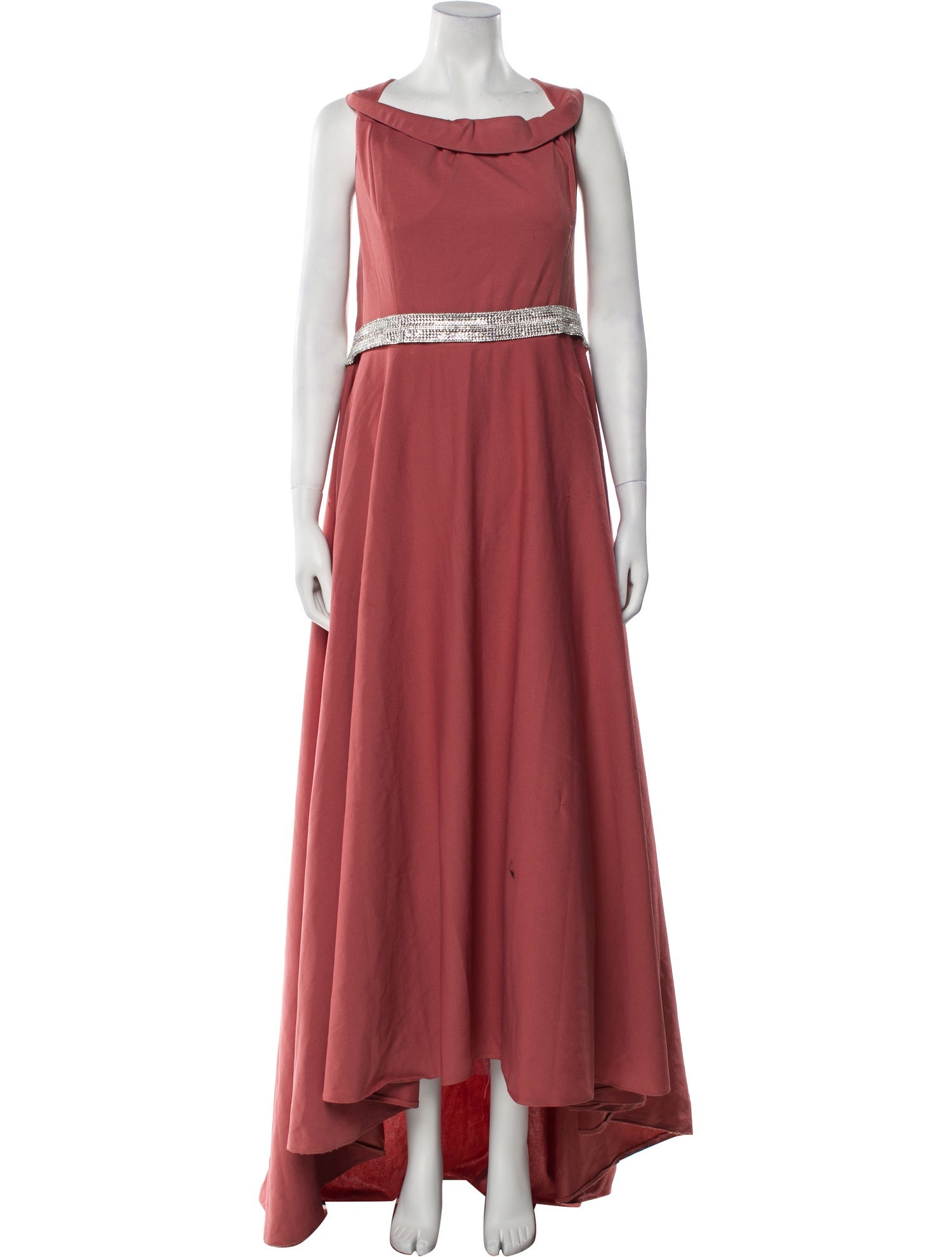 Vintage - Unbranded Bateau Neckline Long Dress