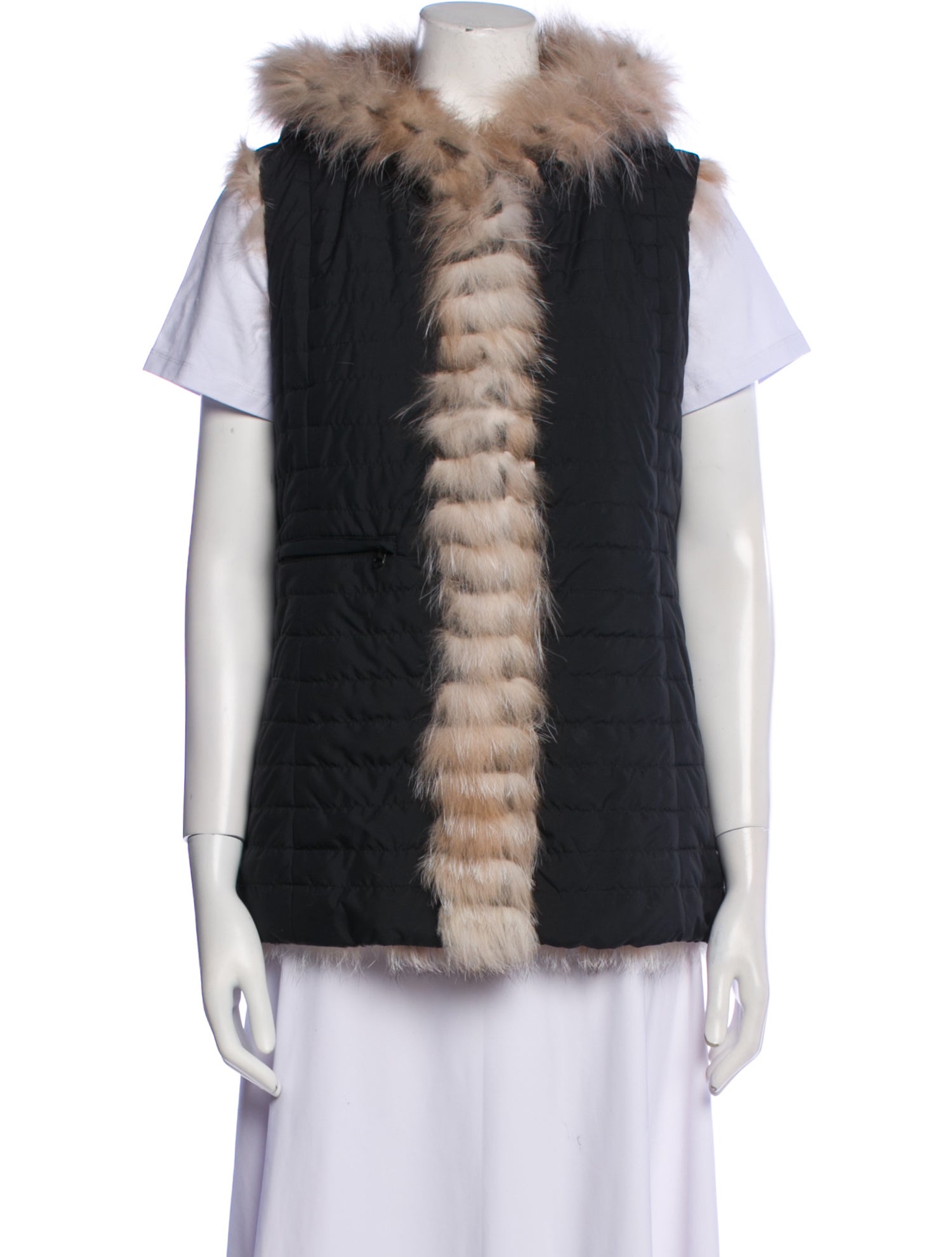 Vintage - Unbranded Jersey Colorblock Pattern Vest