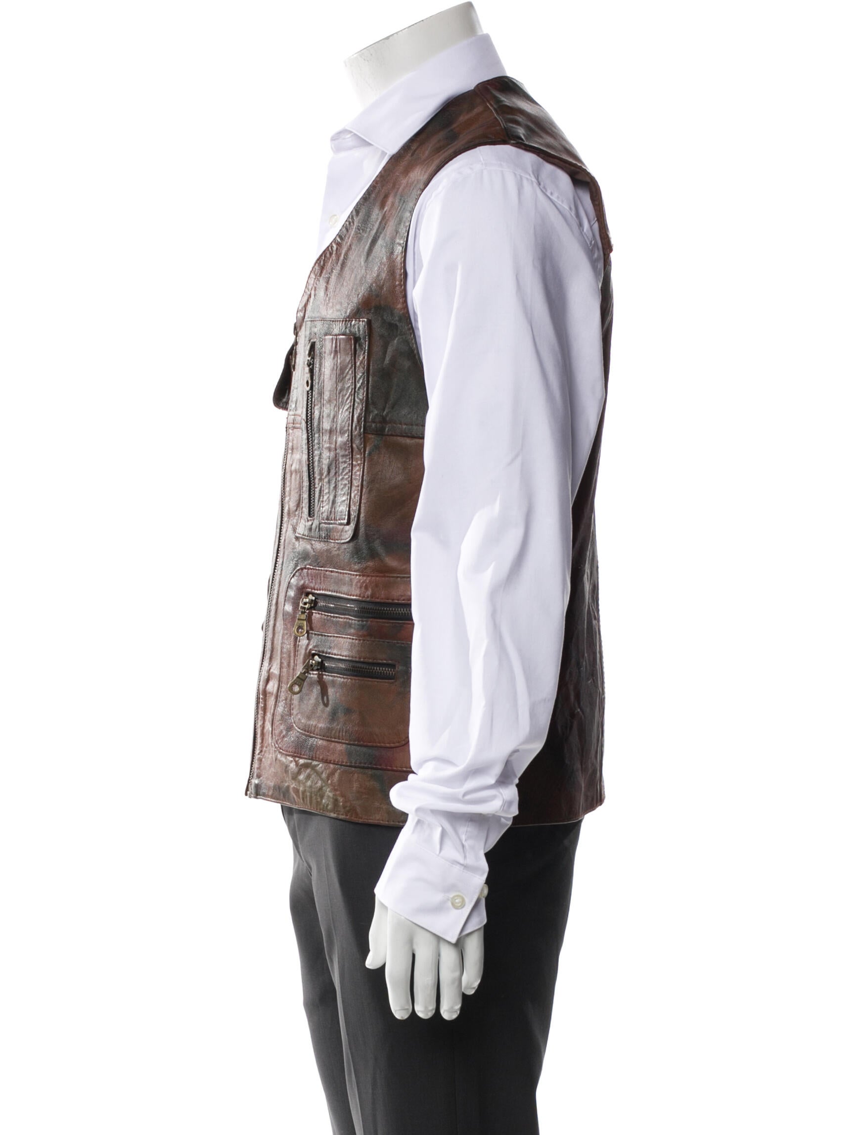 Vintage - Unbranded Tie-Dye Print Vest