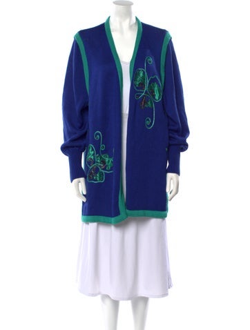 Vintage - Unbranded Knitwear Cashmere Patterned Sweater L