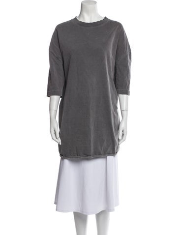 Vintage - Unbranded Tops Crew Neck Three-Quarter Sleeve Tunic XL