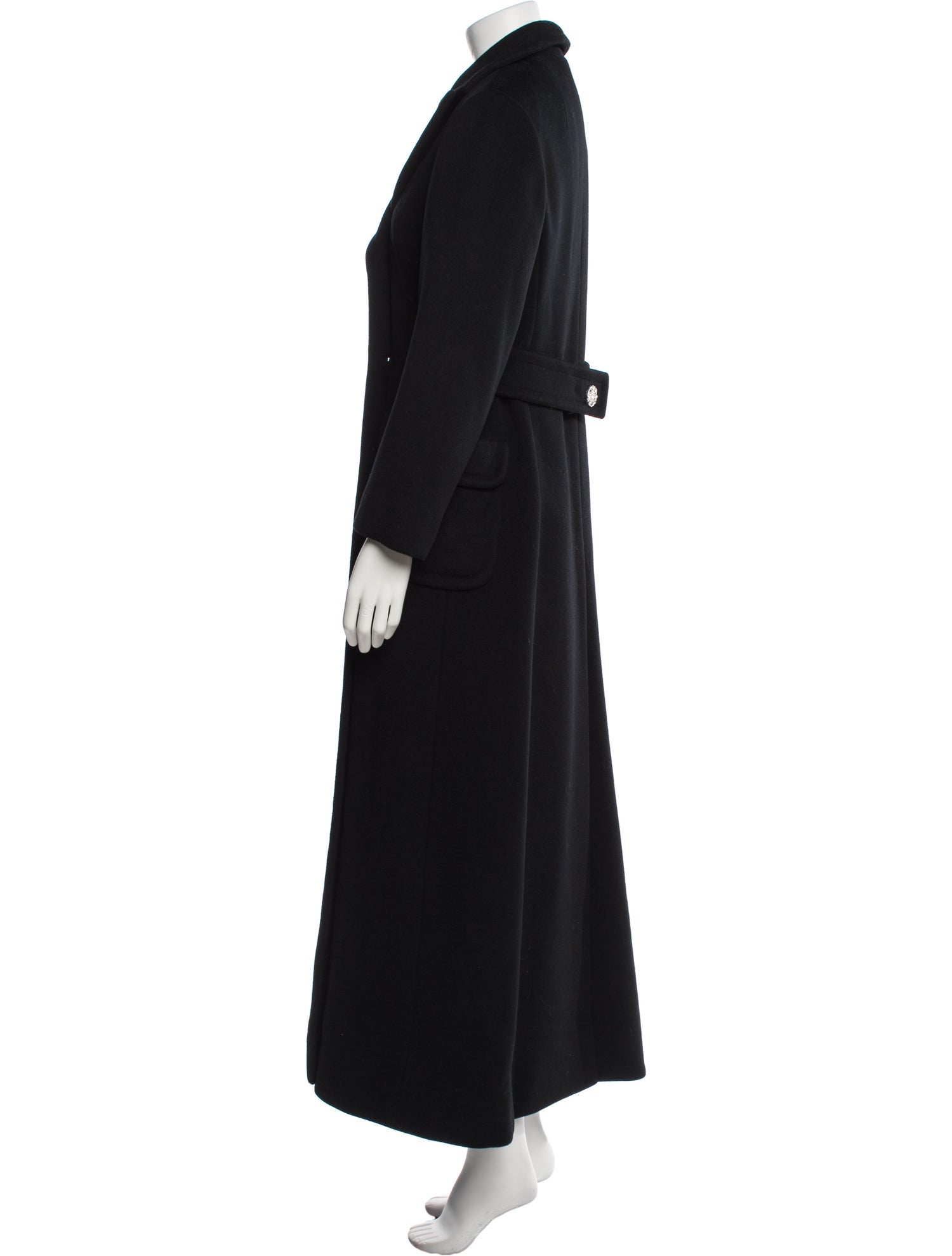 Vintage - Unbranded Vintage Cashmere Faux Fur Coat