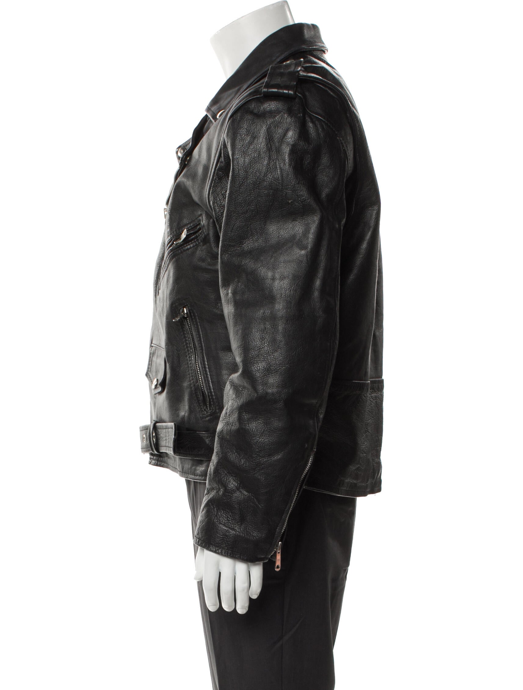 Vintage - Unbranded Vintage Leather Moto Jacket