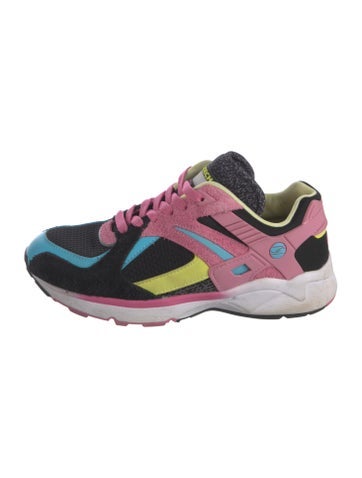 LA Gear Sneakers Suede Colorblock Pattern 7