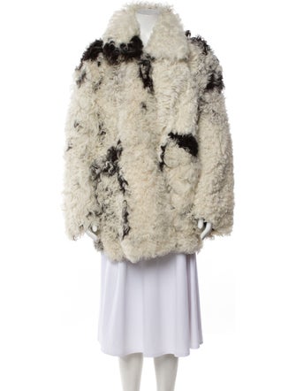 Miu Miu 2014 Shearling Fur Coat