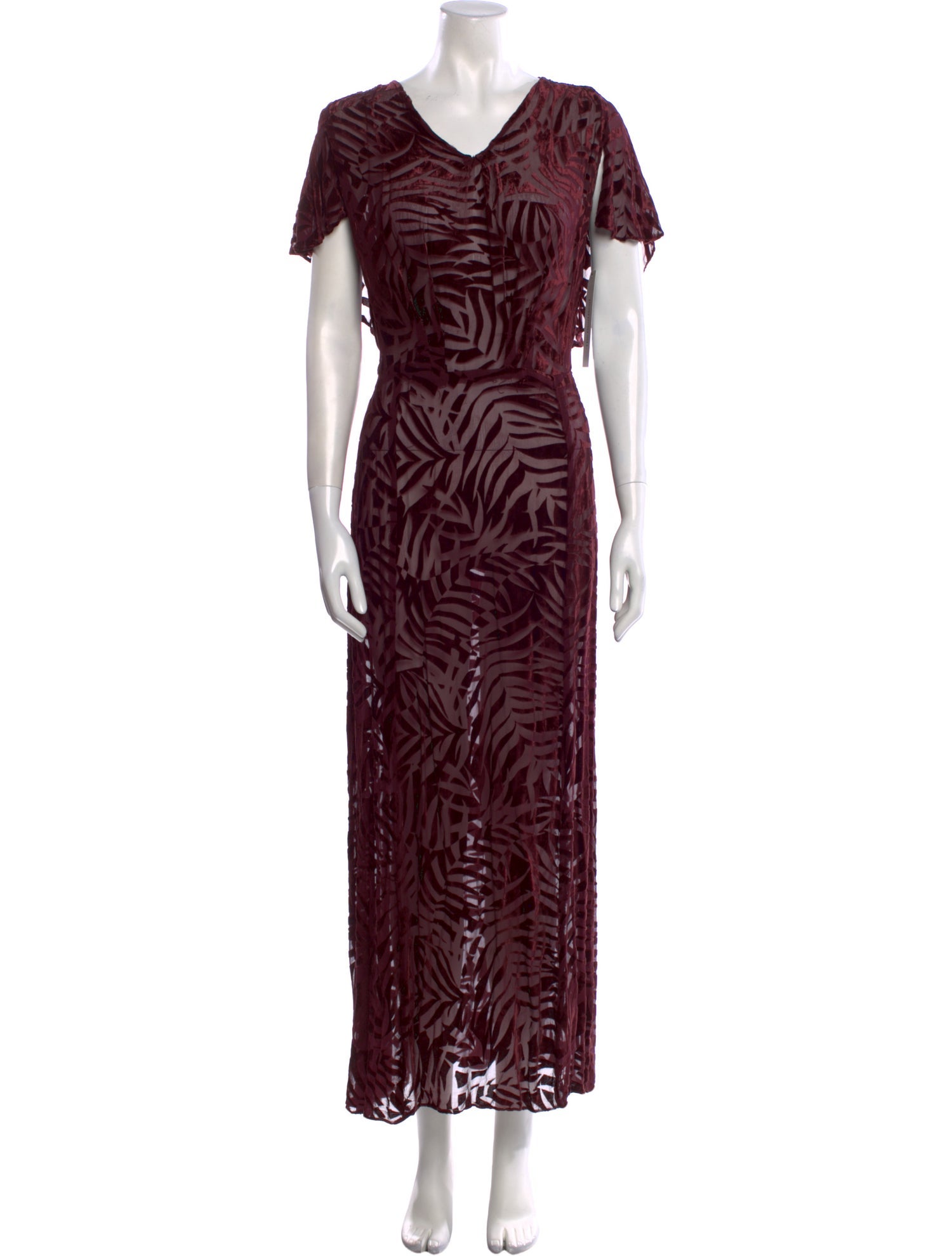 Vintage - Unbranded Printed Long Dress