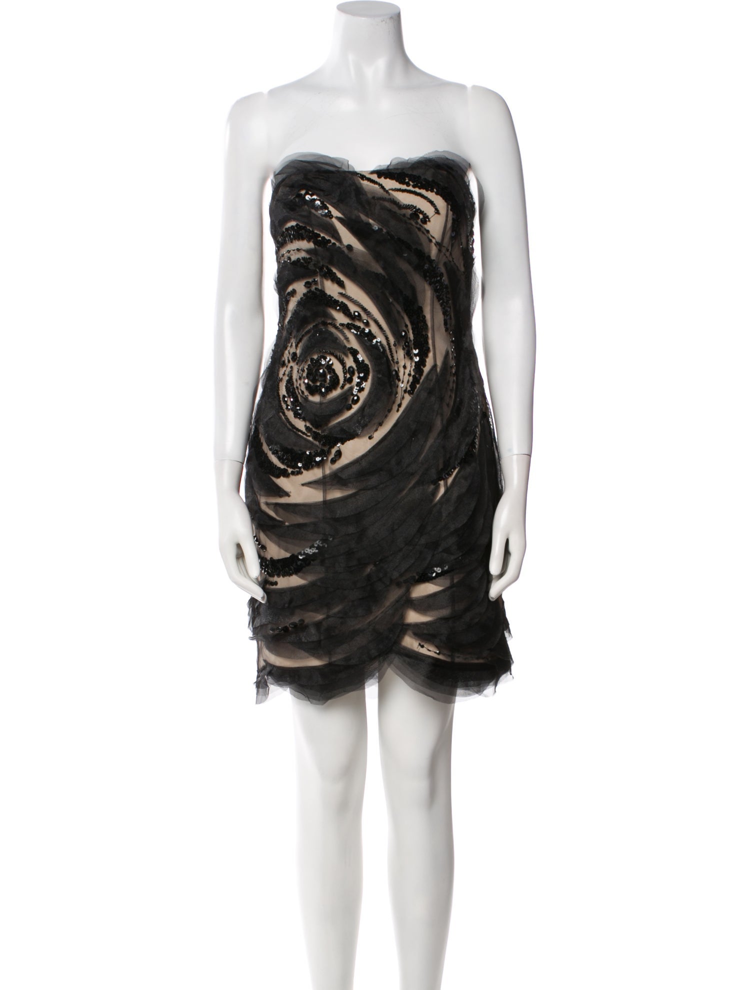 Vintage - Unbranded Strapless Mini Dress