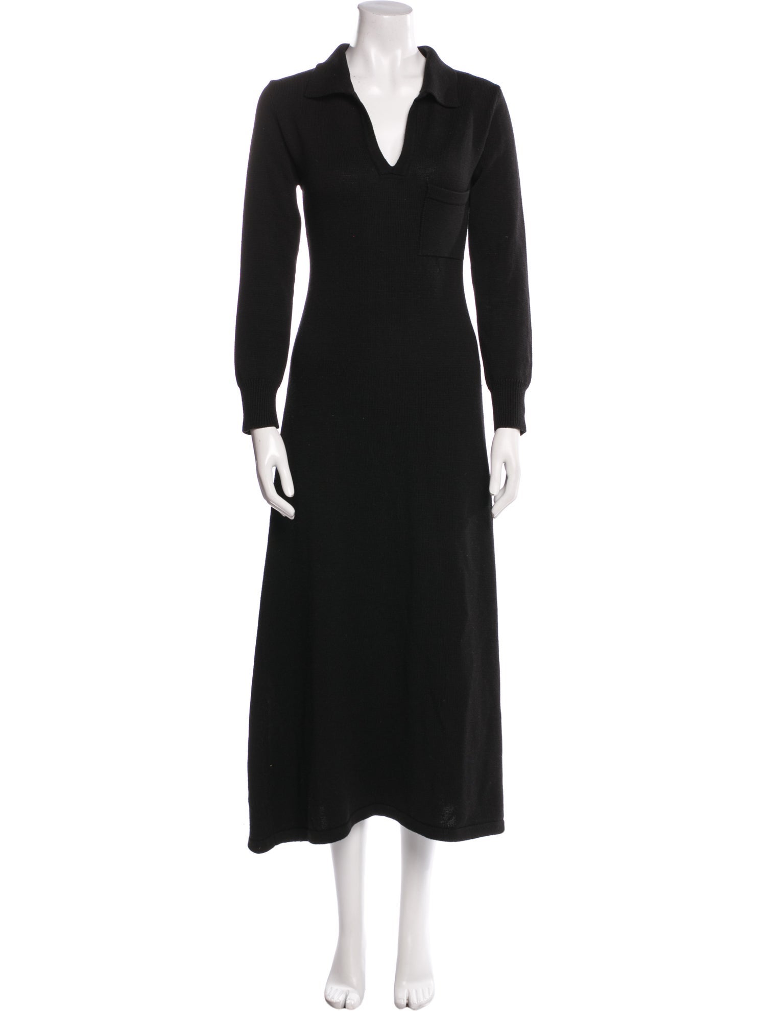 Cristaseya V-Neck Long Dress