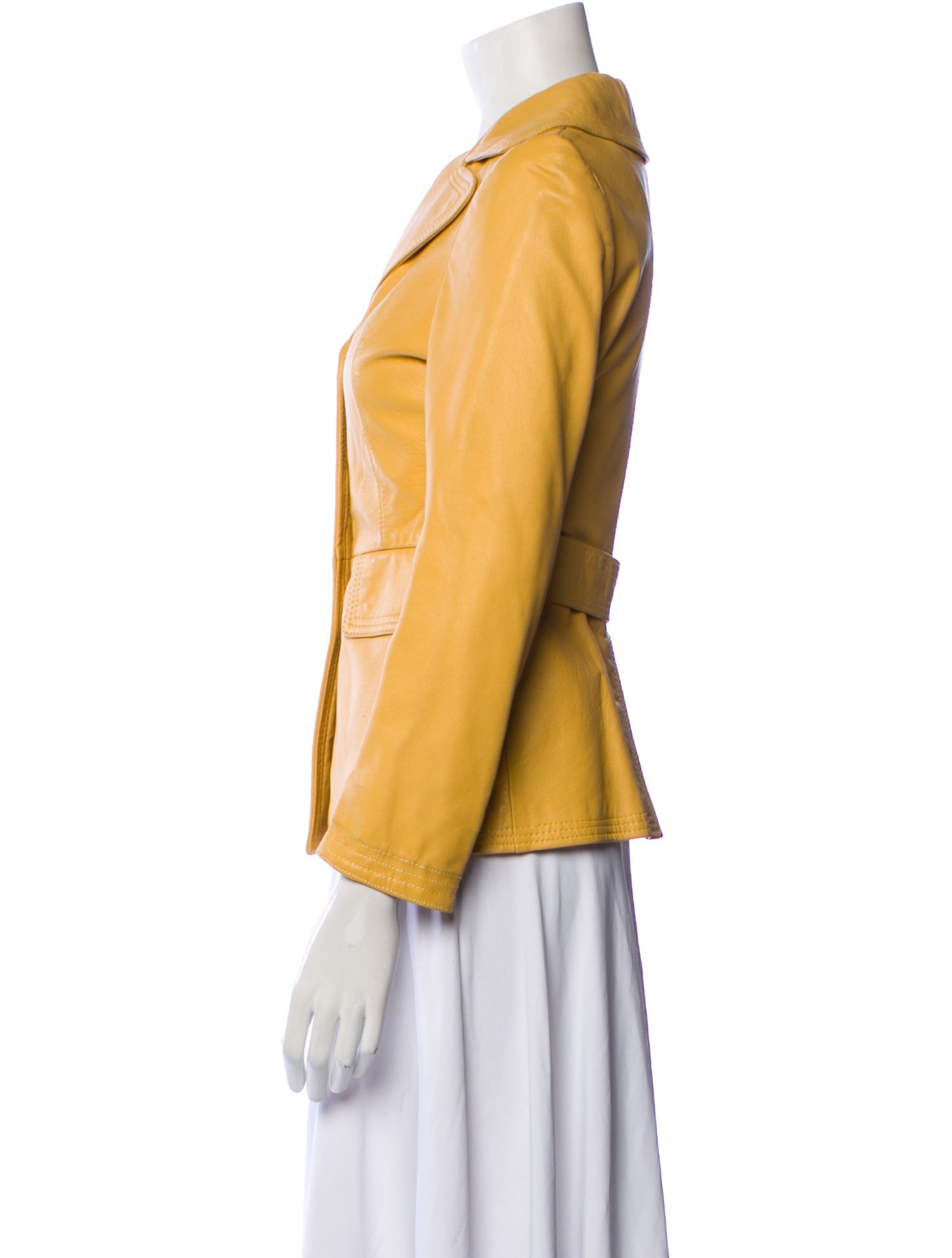 Vintage - Unbranded Leather Blazer