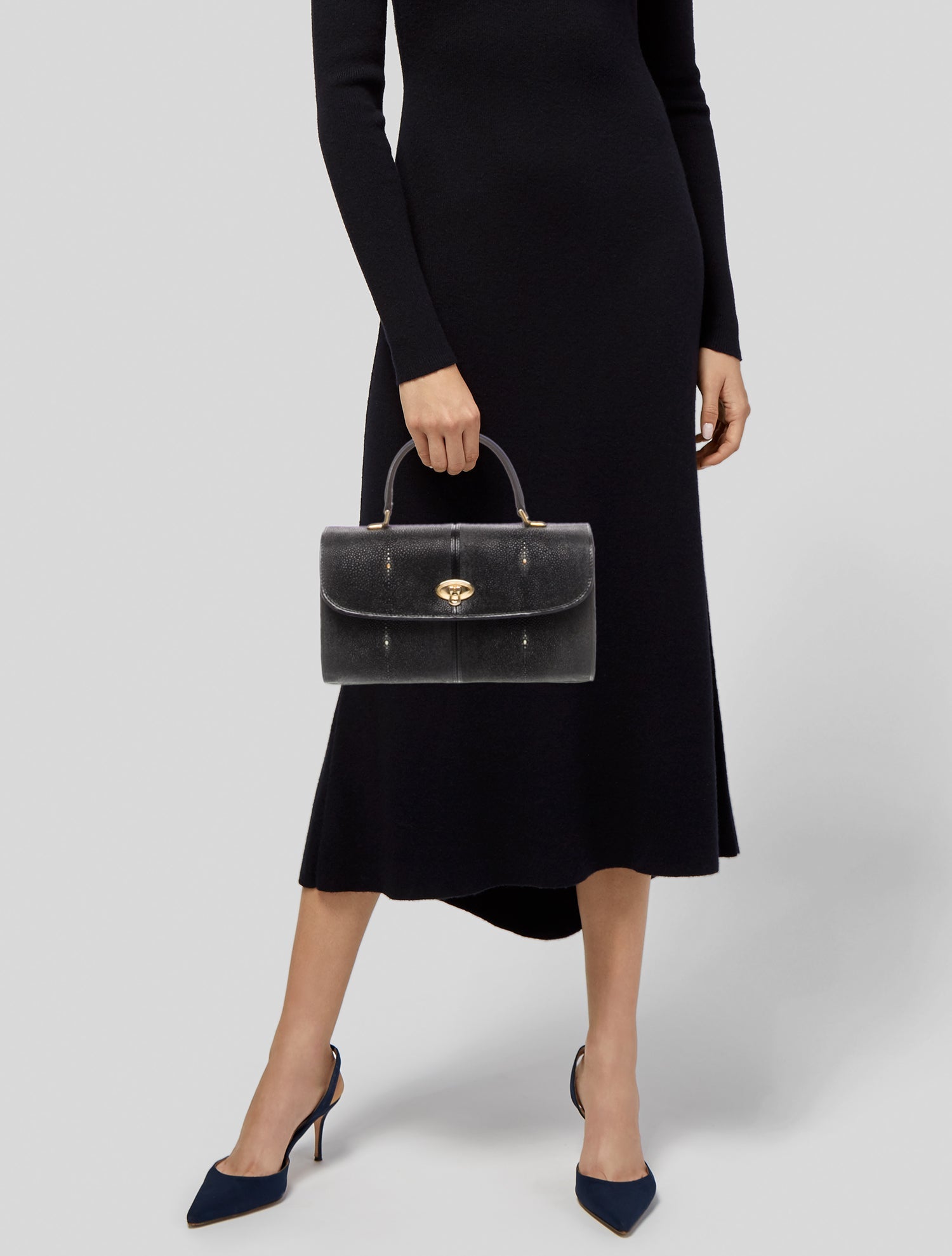 Vintage - Unbranded Stingray Top Handle Bag Vintage