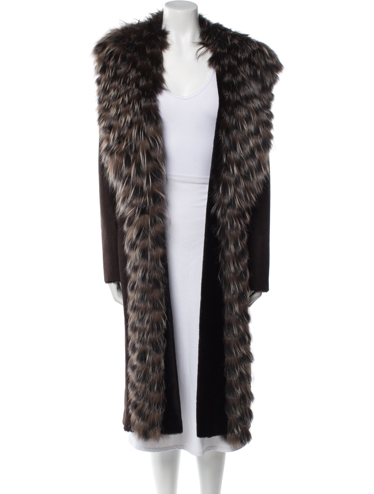 Vintage - Unbranded Printed Faux Fur Coat