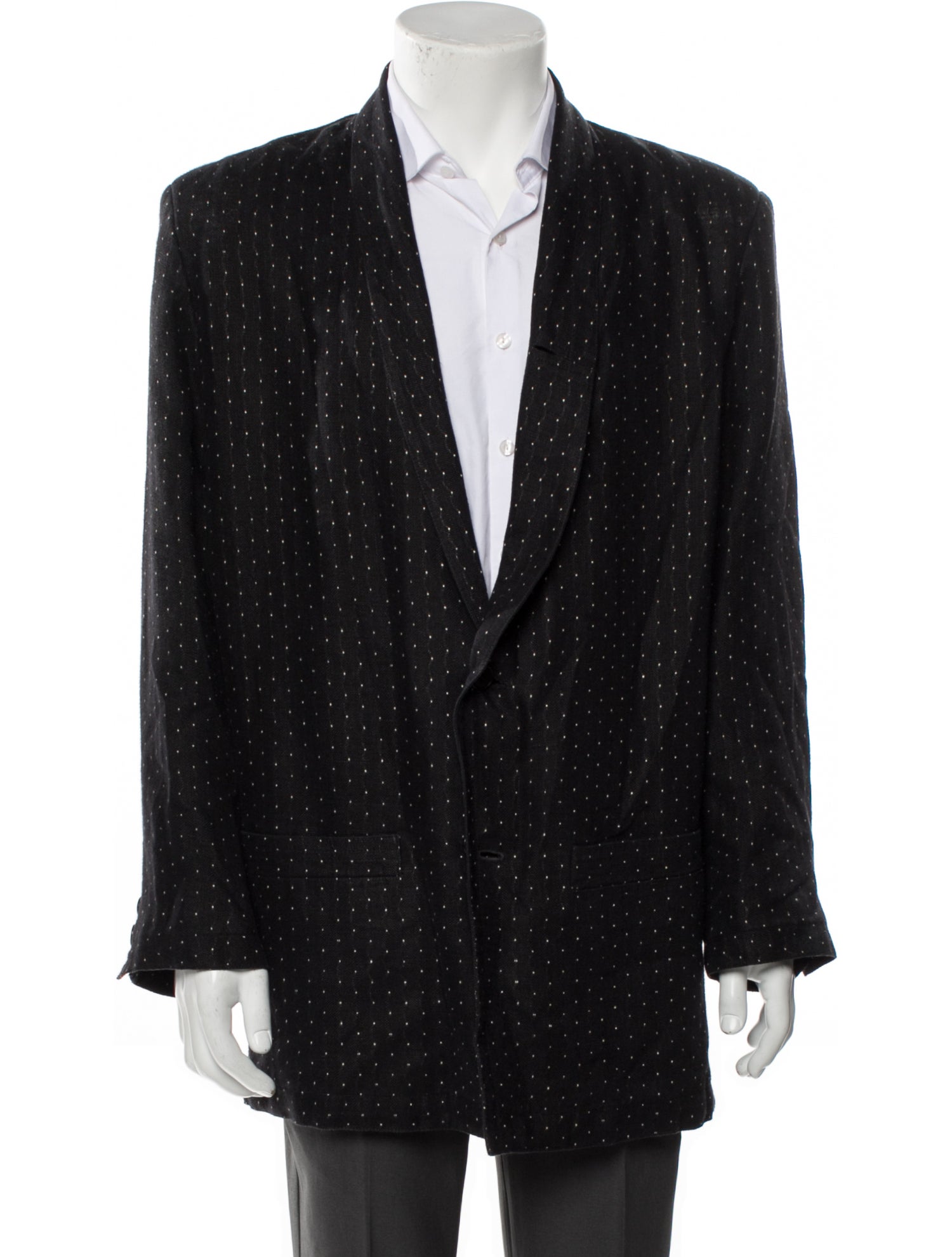 Vintage - Unbranded Vintage Polka Dot Print Blazer