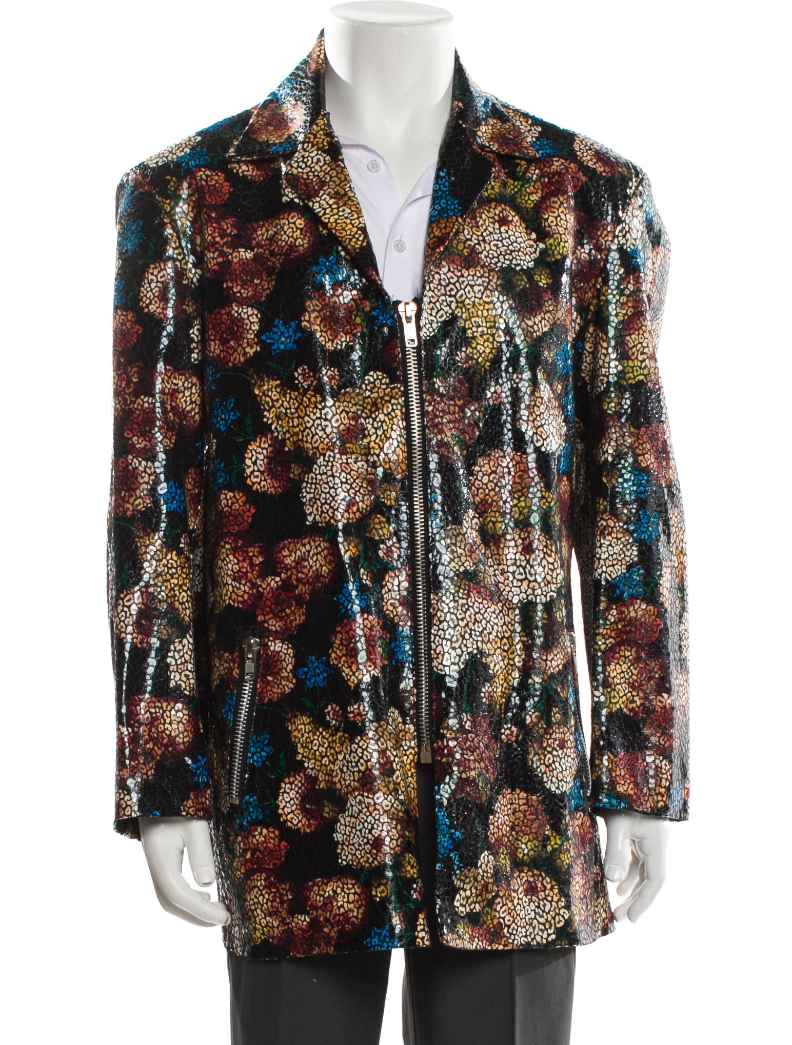 Vintage - Unbranded Vintage Floral Print Parka