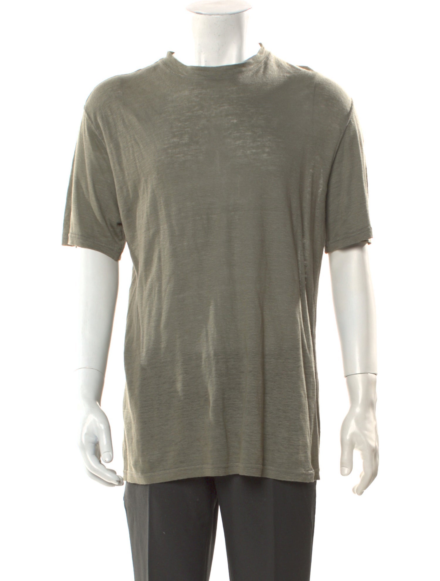 120% Lino Crew Neck Short Sleeve T-Shirt