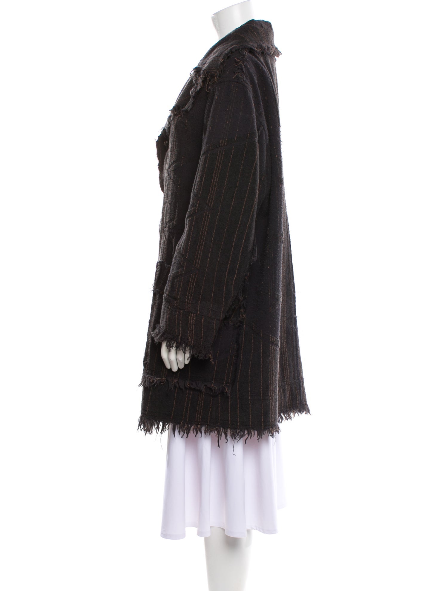 A-Poc By Issey Miyake Vintage 2006 Faux Fur Coat