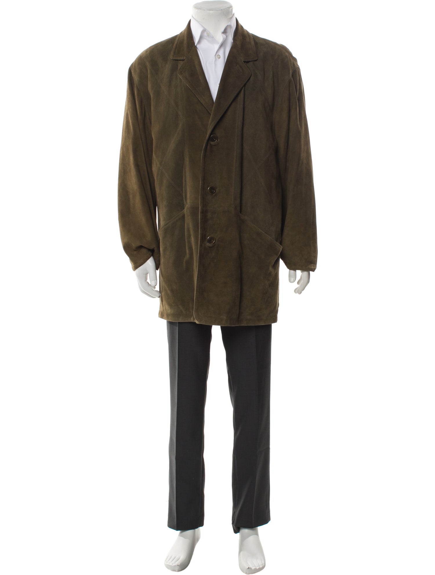 Vintage - Unbranded Wool Overcoat