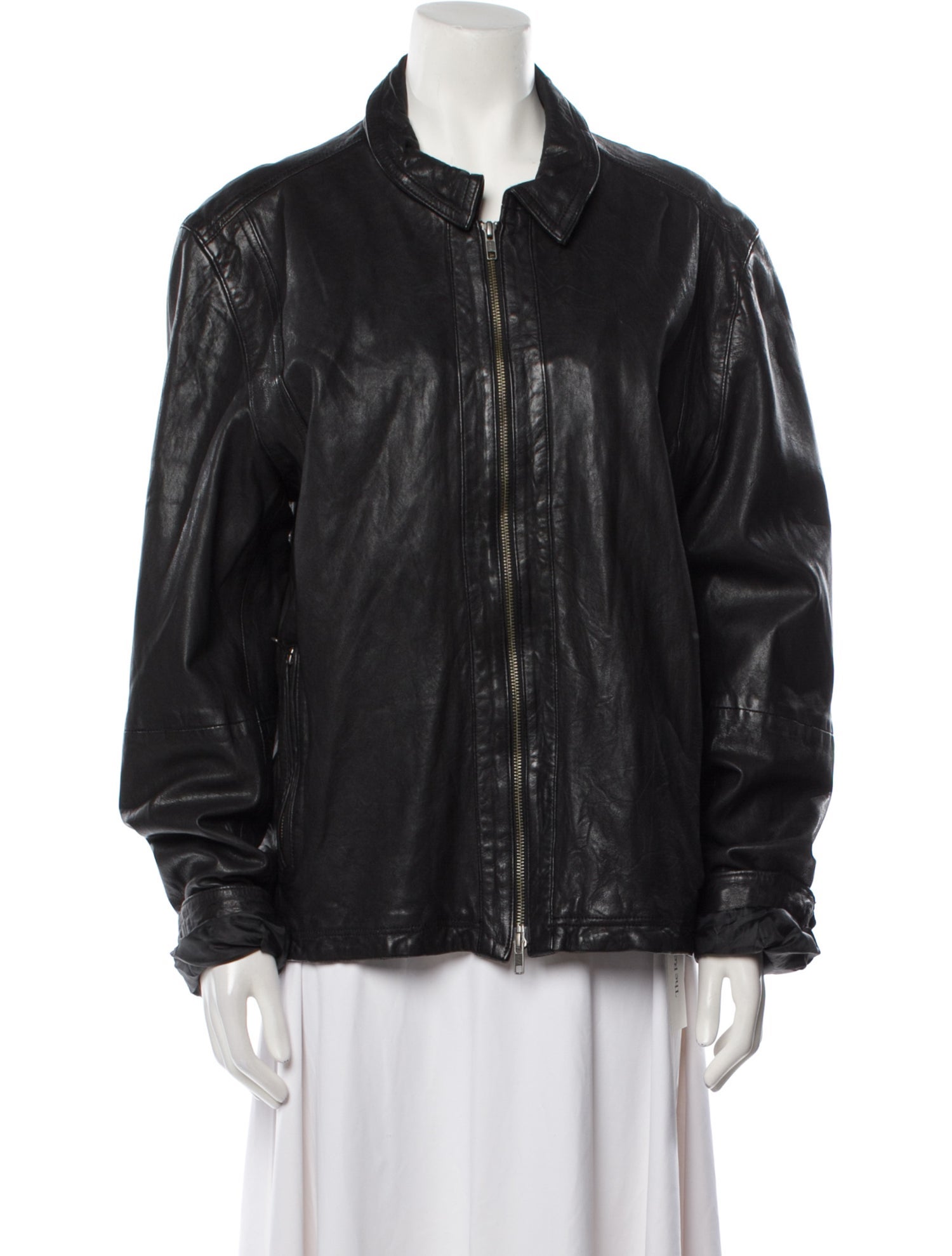 Vintage - Unbranded Lamb Leather Jacket