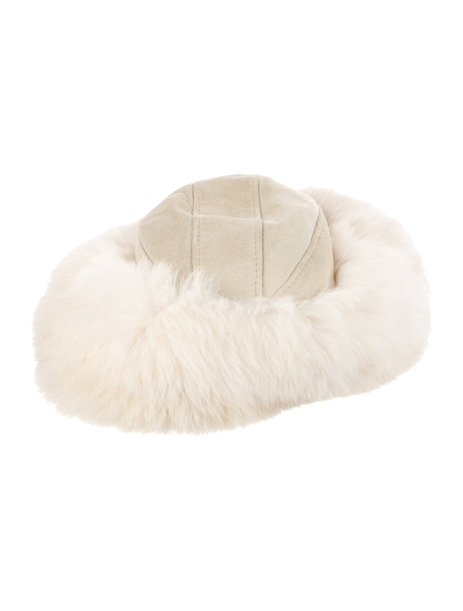 Vintage - Unbranded Fox Fur Suede Hat