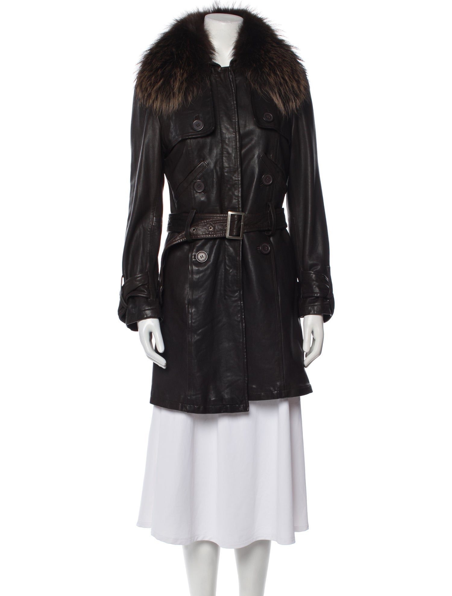 Vintage - Unbranded Lamb Leather Fur Coat