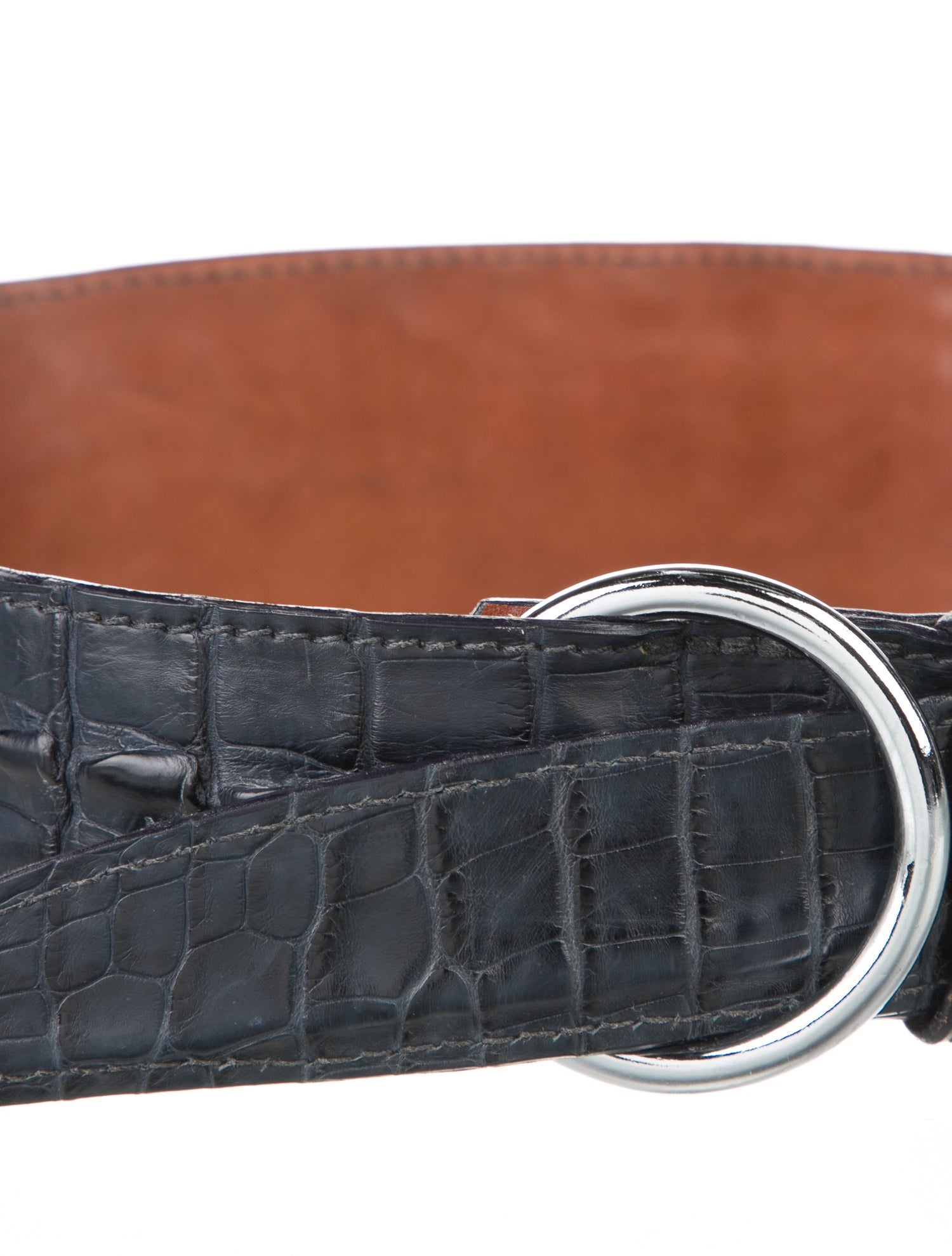 Vintage - Unbranded Wide Crocodile Waist Belt