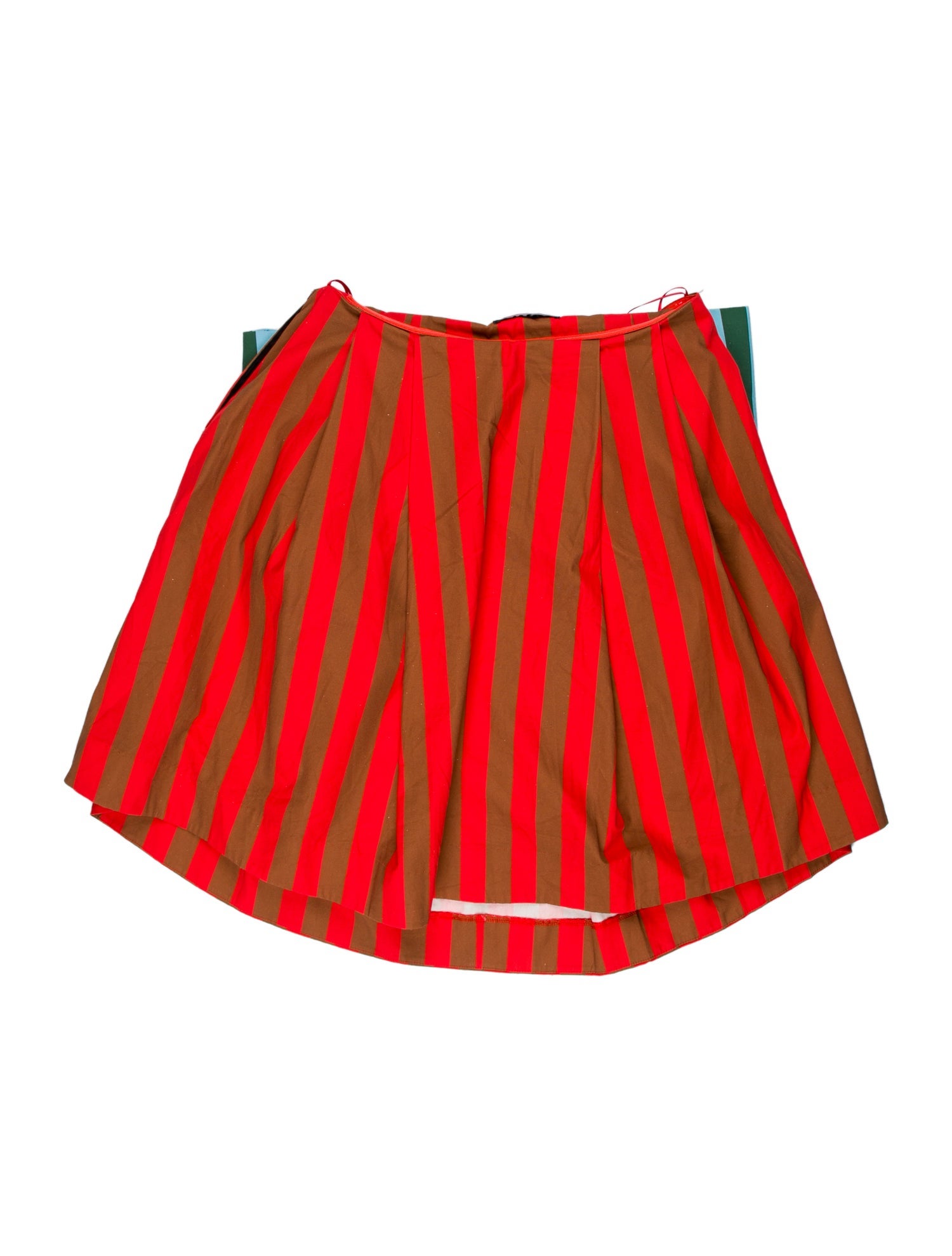 Vintage - Unbranded Striped Knee-Length Skirt