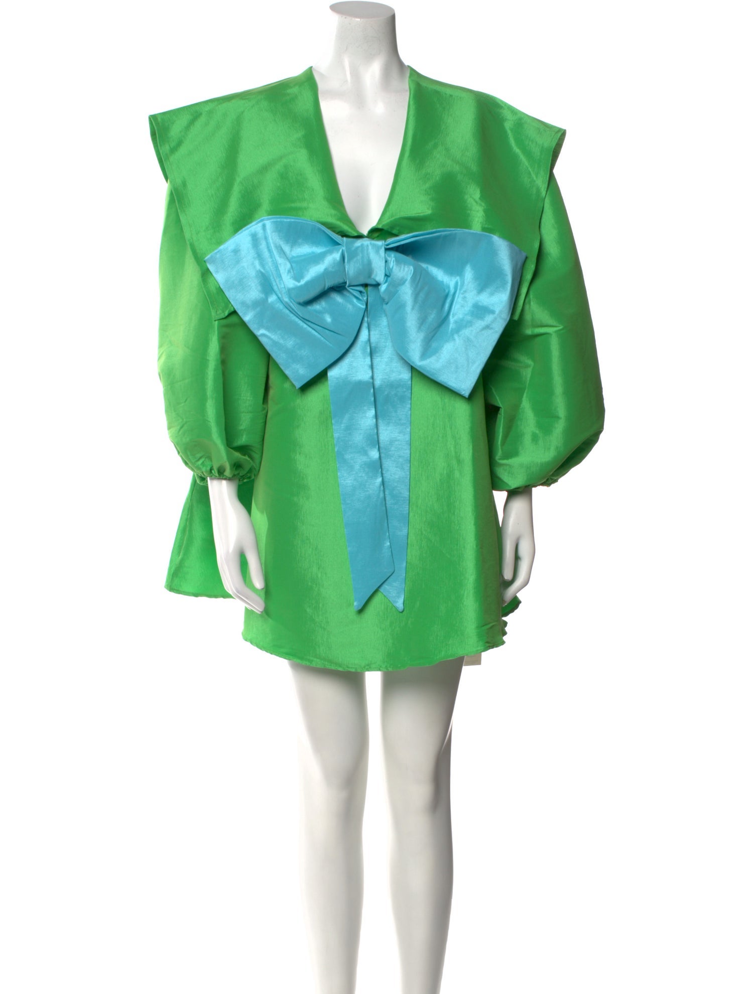 Vintage - Unbranded V-Neck Mini Dress