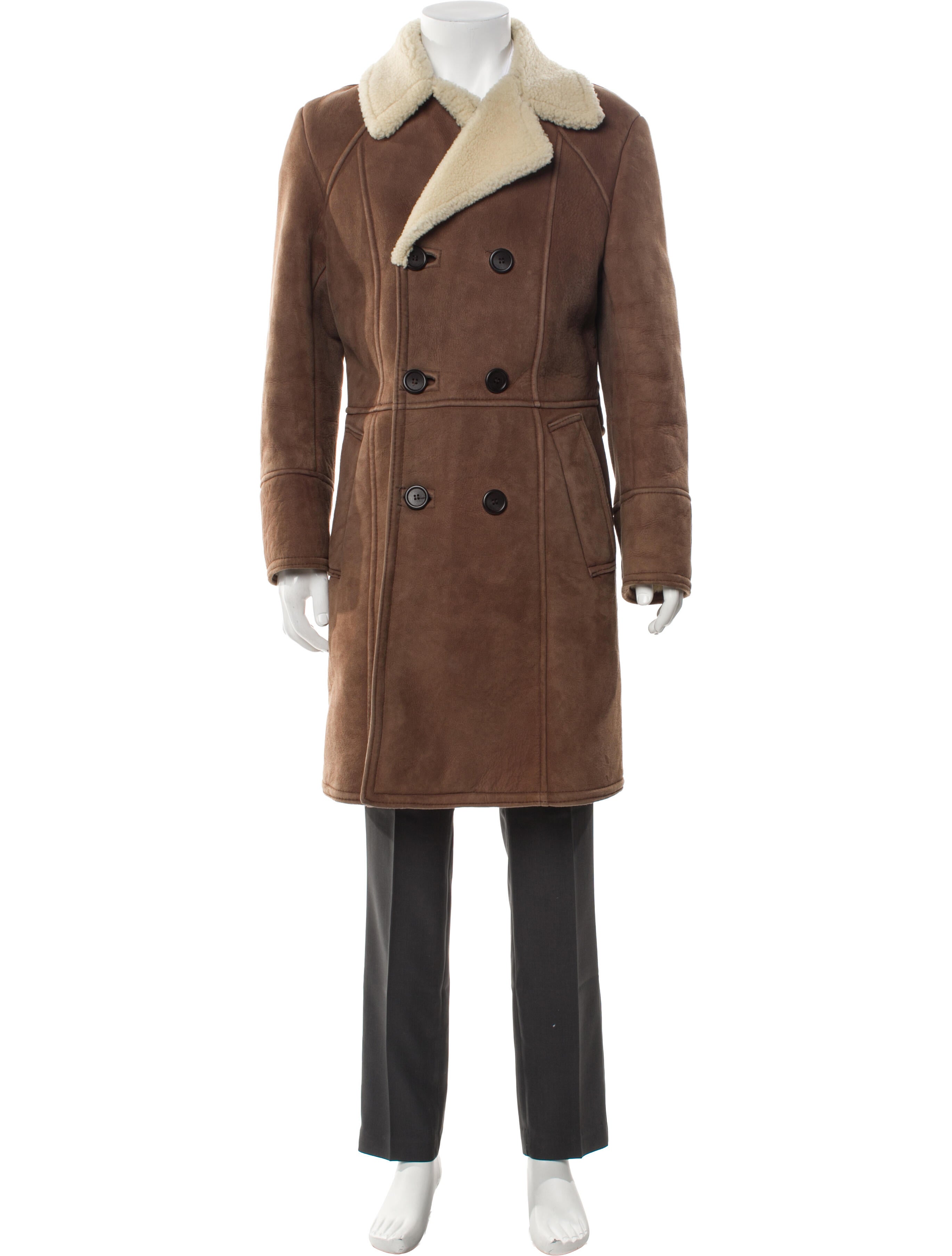 Vintage - Unbranded Lambskin Trench Coat