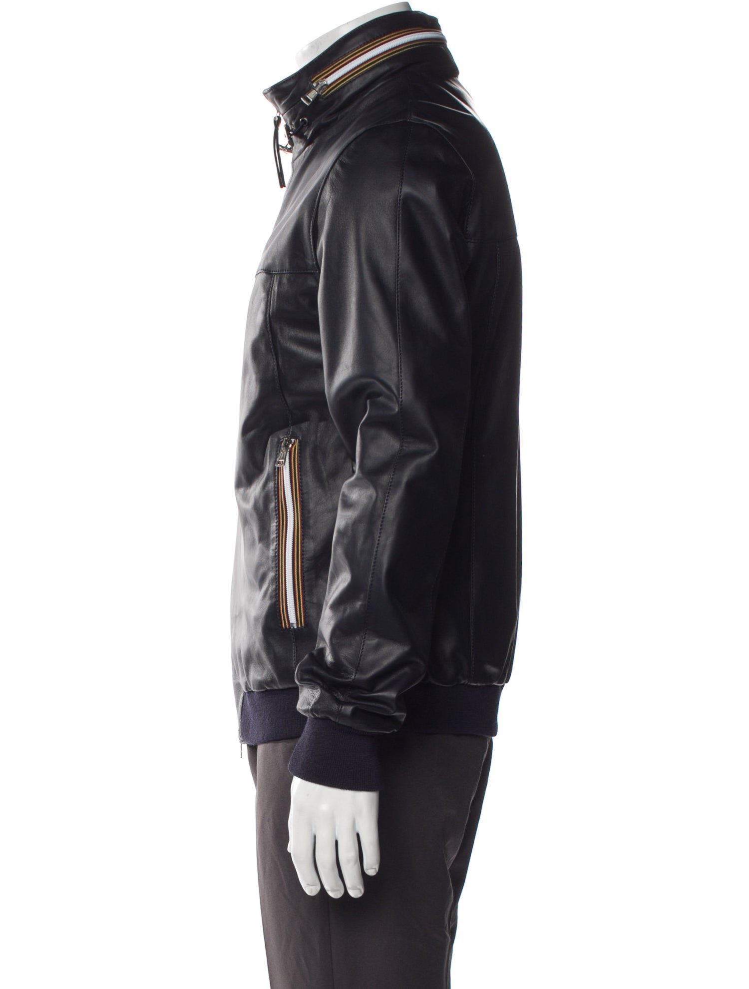 Vintage - Unbranded Leather Moto Jacket w/ Tags