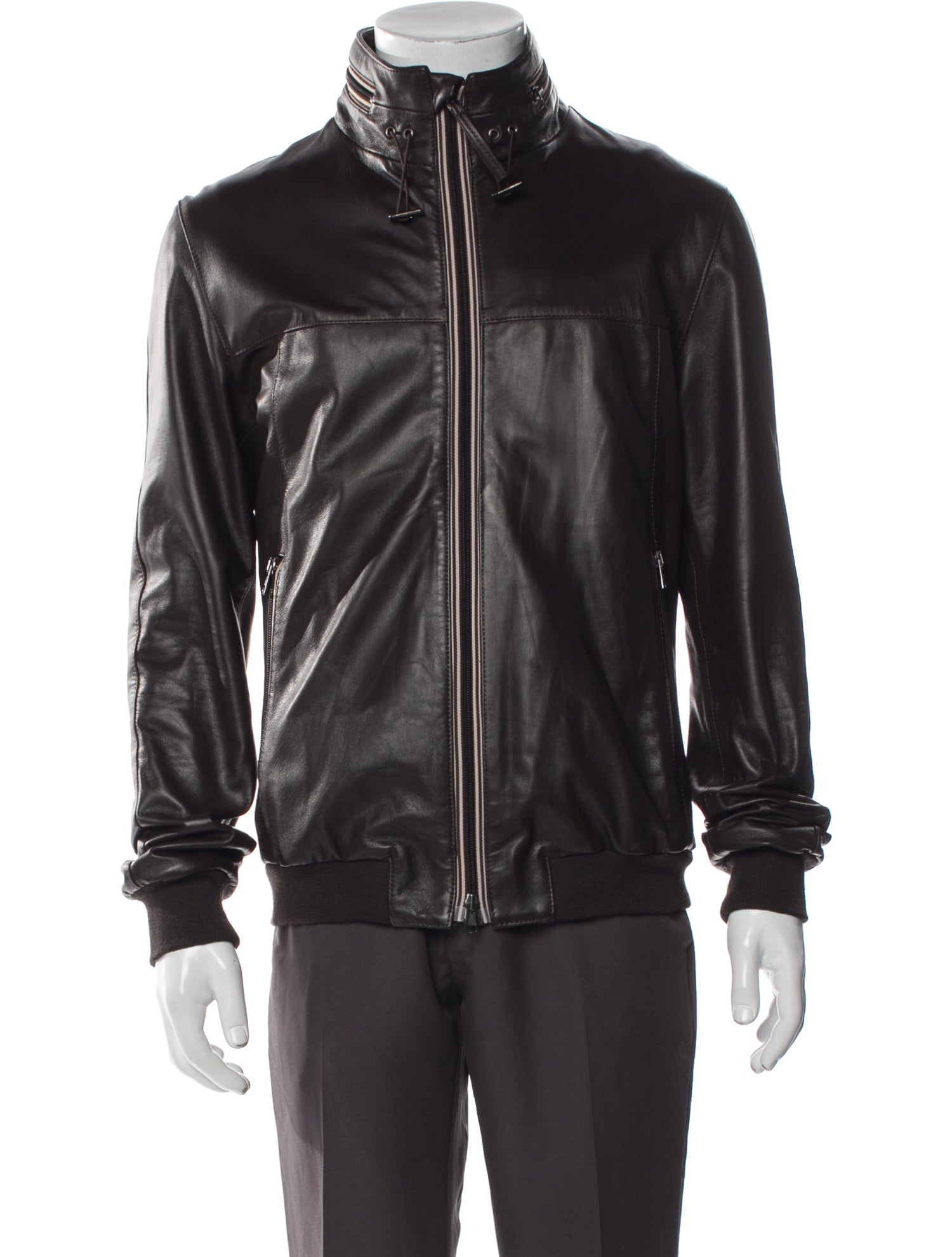 Vintage - Unbranded Leather Moto Jacket