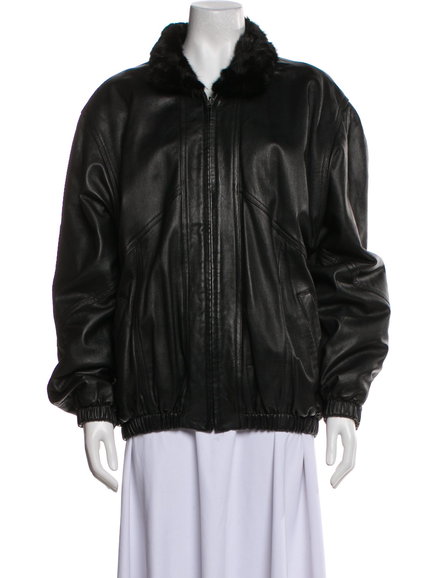 Vintage - Unbranded Reversible Leather Fur Coat