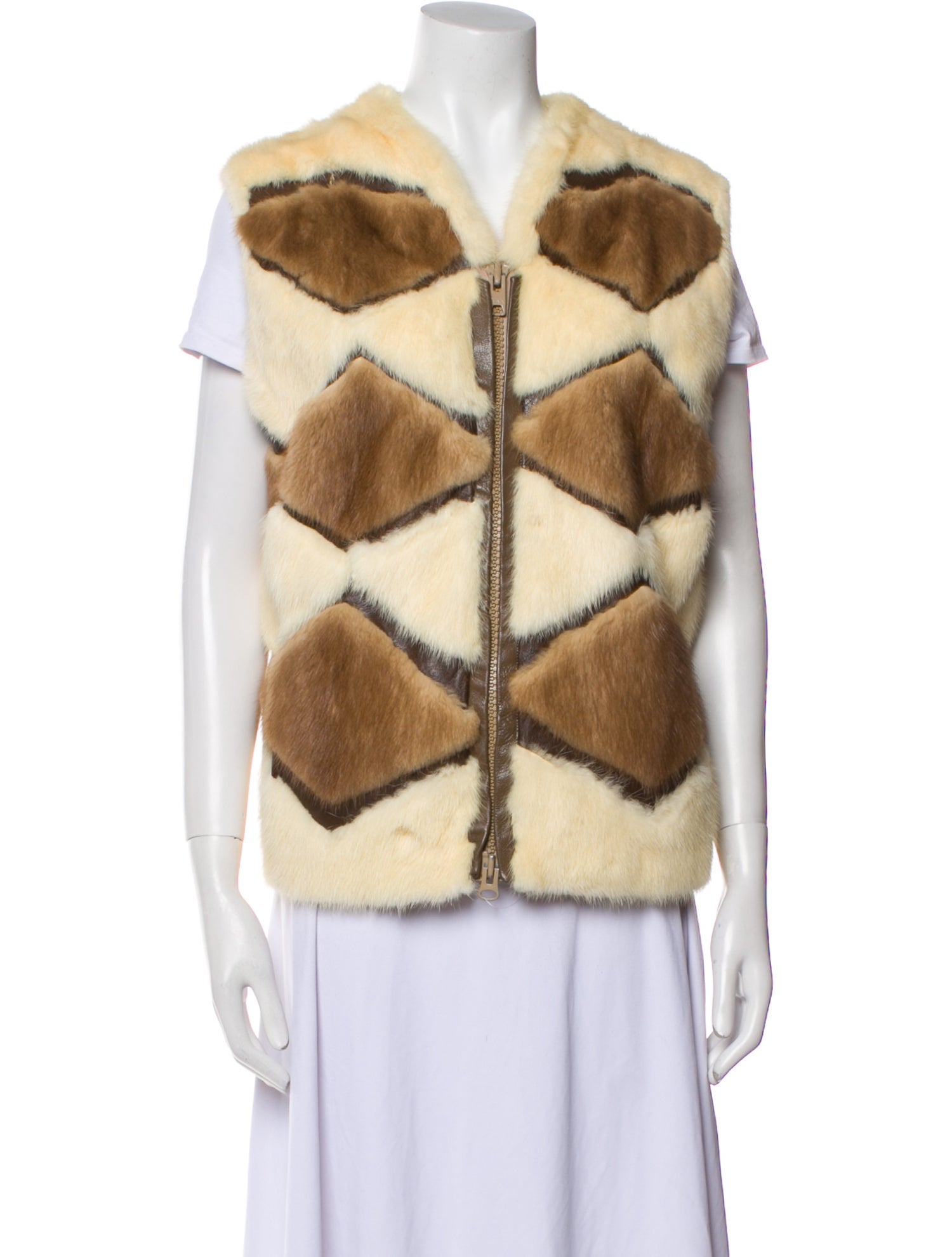 Vintage - Unbranded Striped Vest