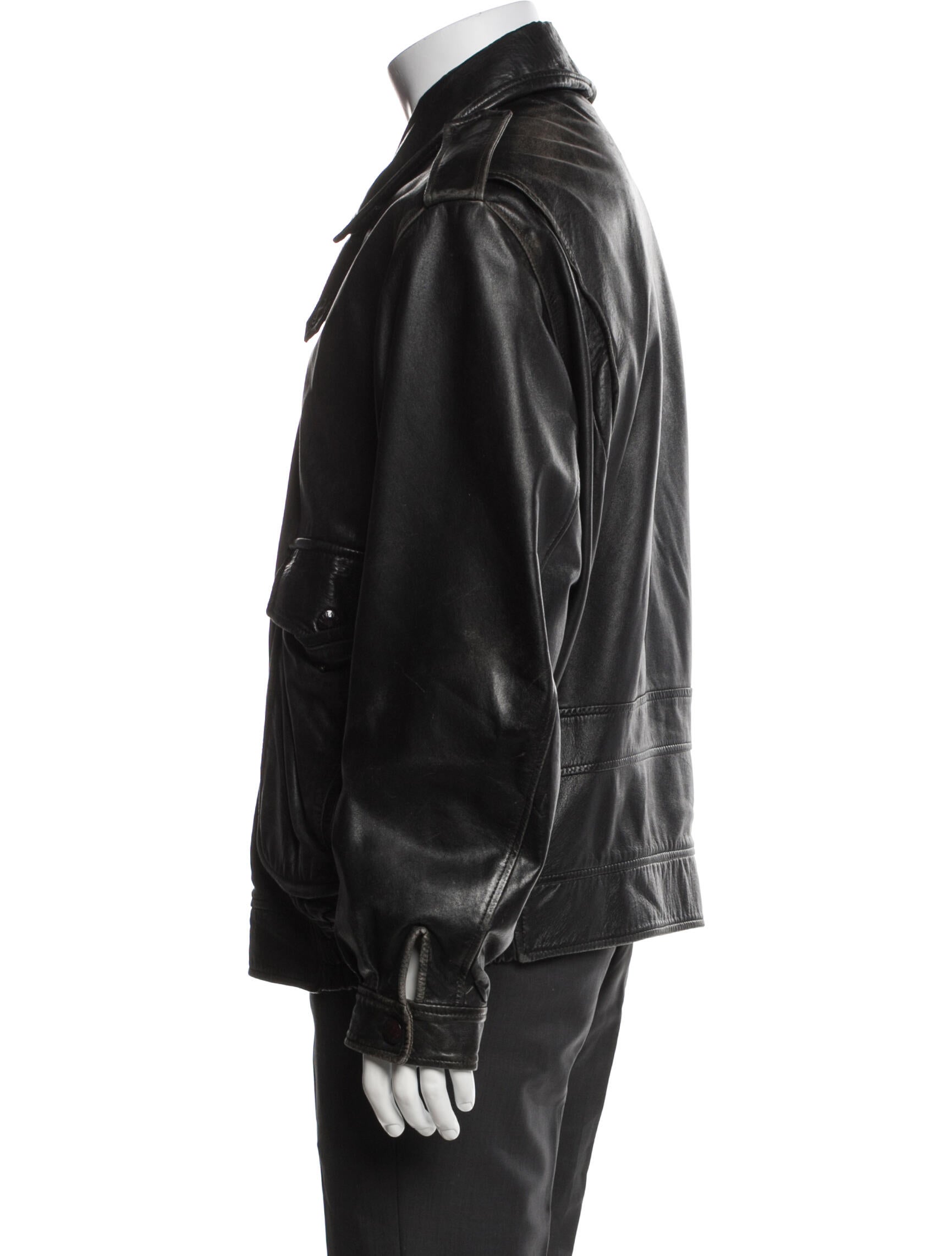 Vintage - Unbranded Vintage Leather Moto Jacket