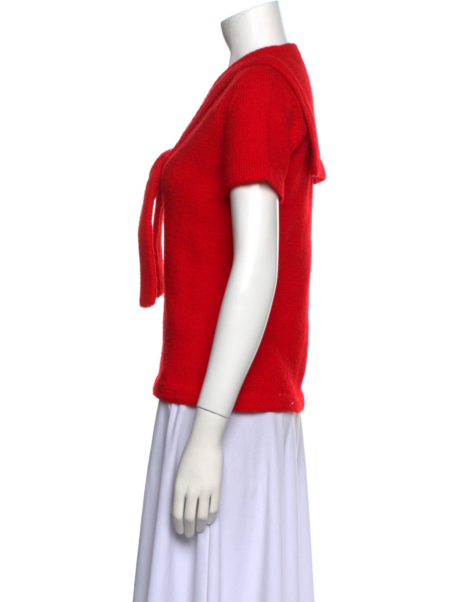 Vintage - Unbranded Wool V-Neck Polo