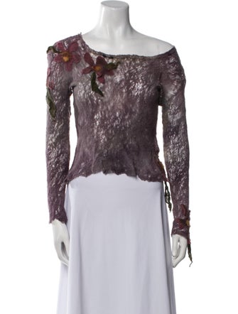 Robin Kaplan Late 2000's - Early 2010's Wool Sweater