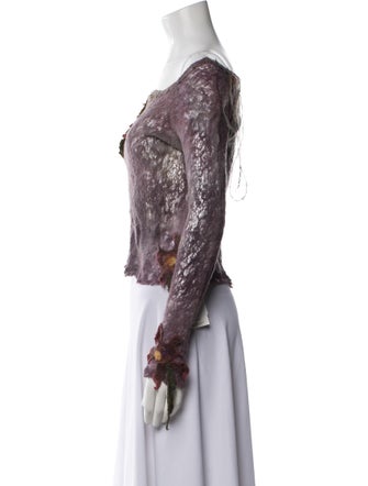 Robin Kaplan Late 2000's - Early 2010's Wool Sweater